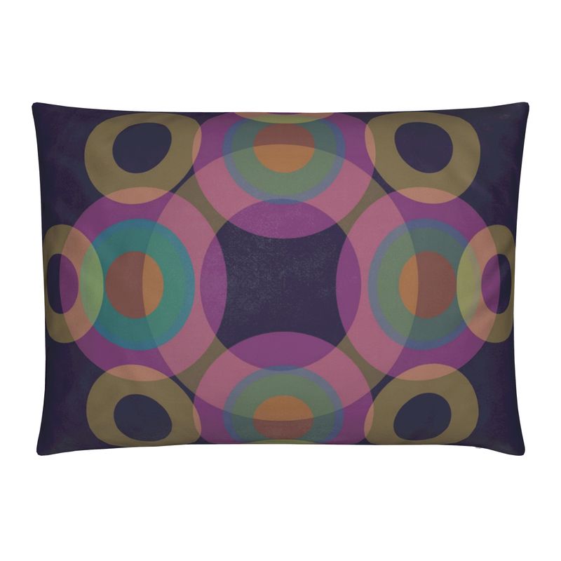 Vibrant Celtic Five Rings Inspired Throw Cushion