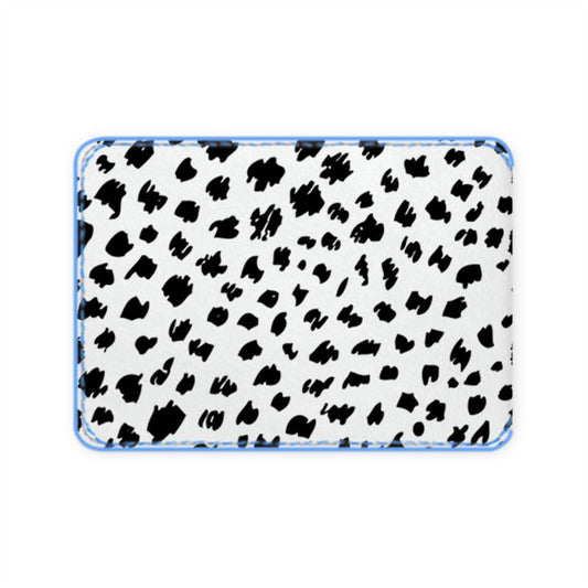 Leopard Print Leather Card Holder