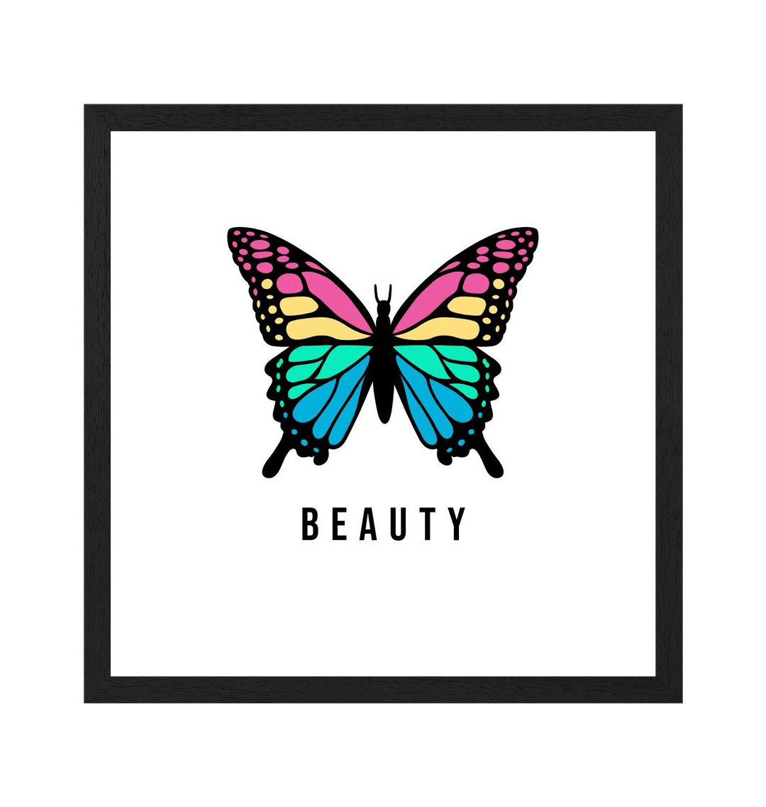 Black Frame Framed art print Front