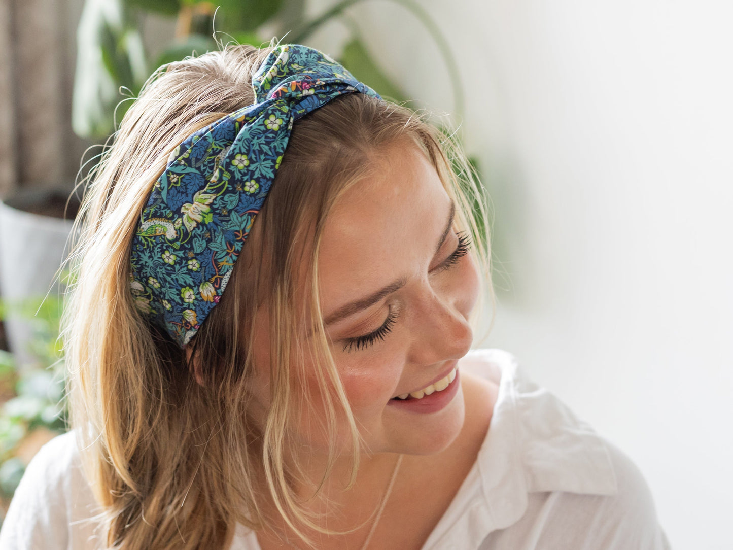 Twist Headband - Liberty Navy C Print