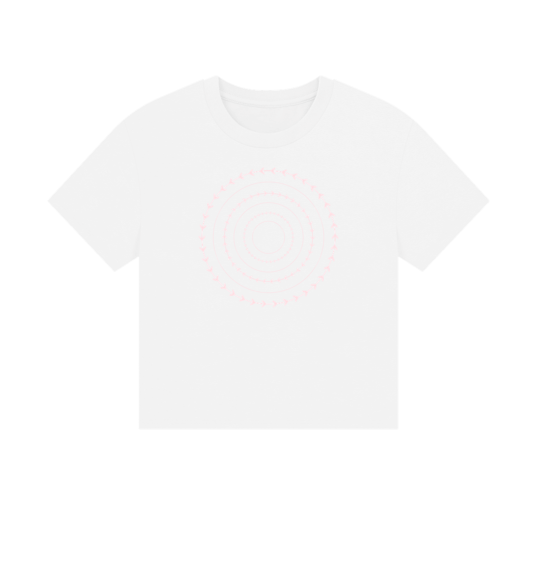White Printed T-shirt Front