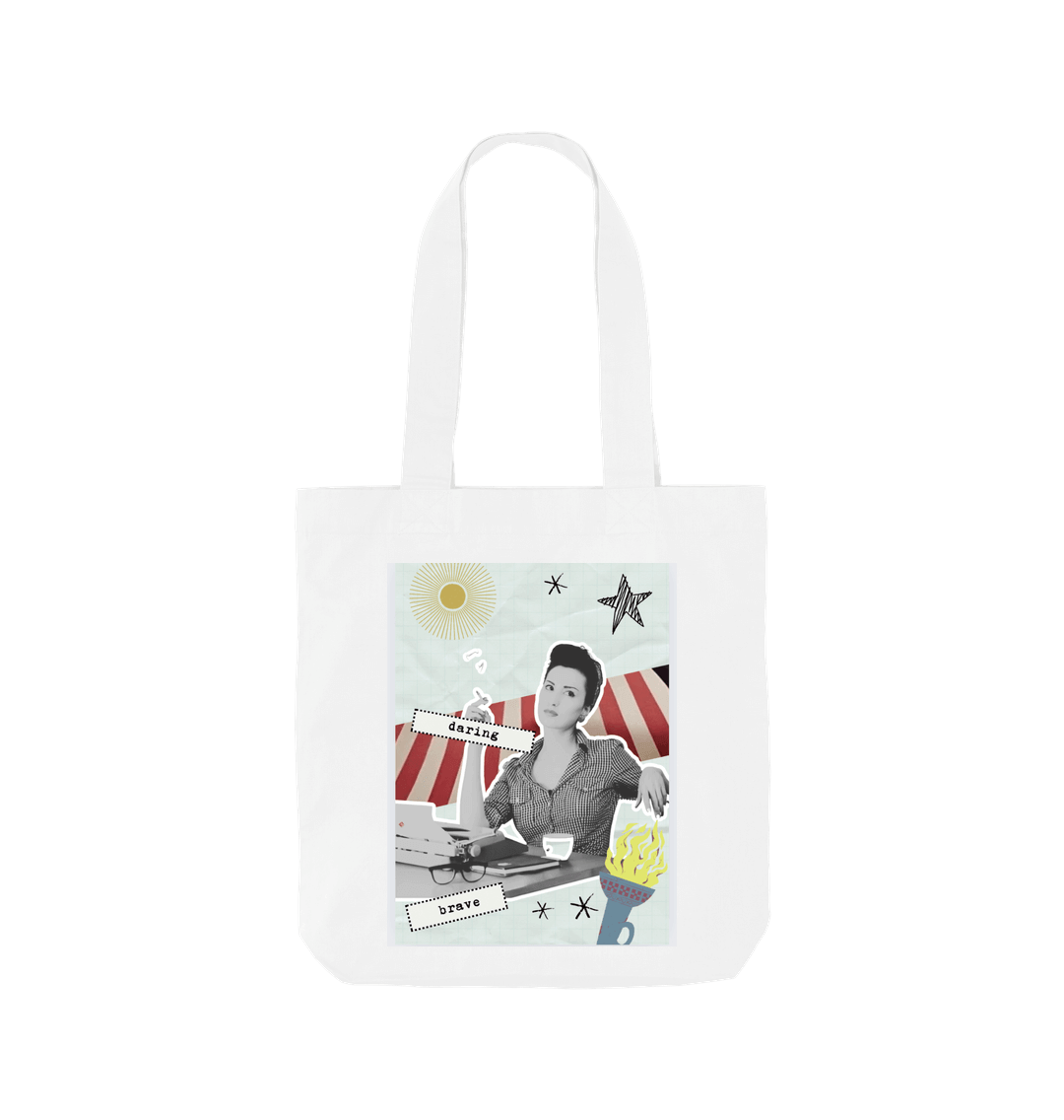 White Hero Archetype Tote Bag