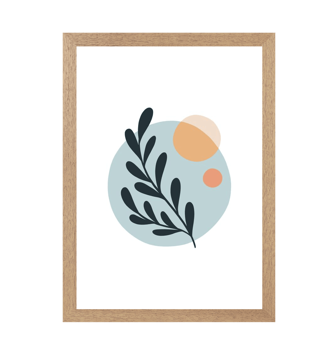 Natural Frame Framed art print Front