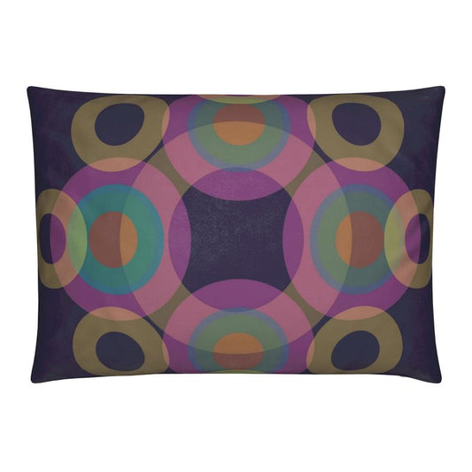 Vibrant Celtic Five Rings Inspired Throw Cushion