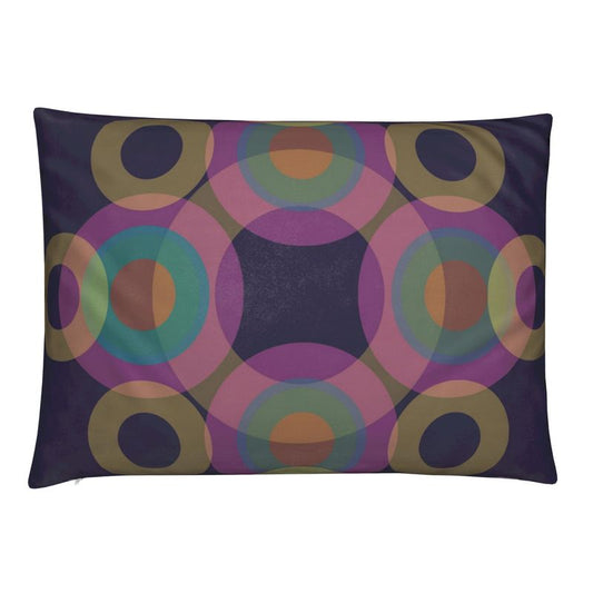 Vibrant Celtic Five Rings Inspired Throw Cushion