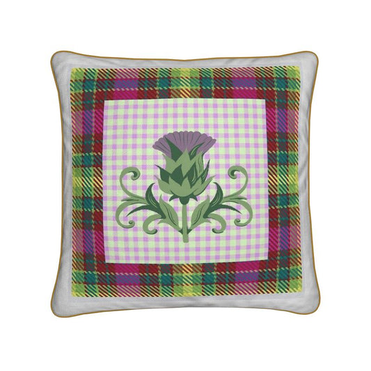 Modern Maximilast Thistle Print Cushion