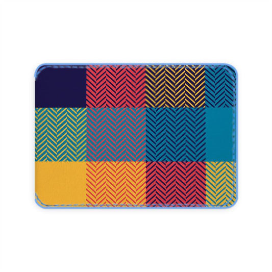 Contemporary Tweed Leather Card Case