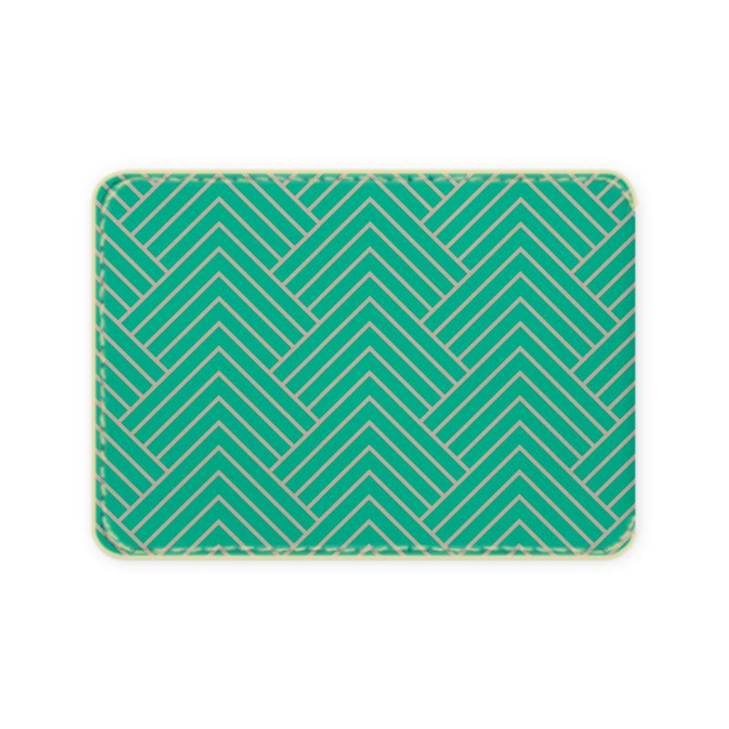 Geometric Leather Card Case