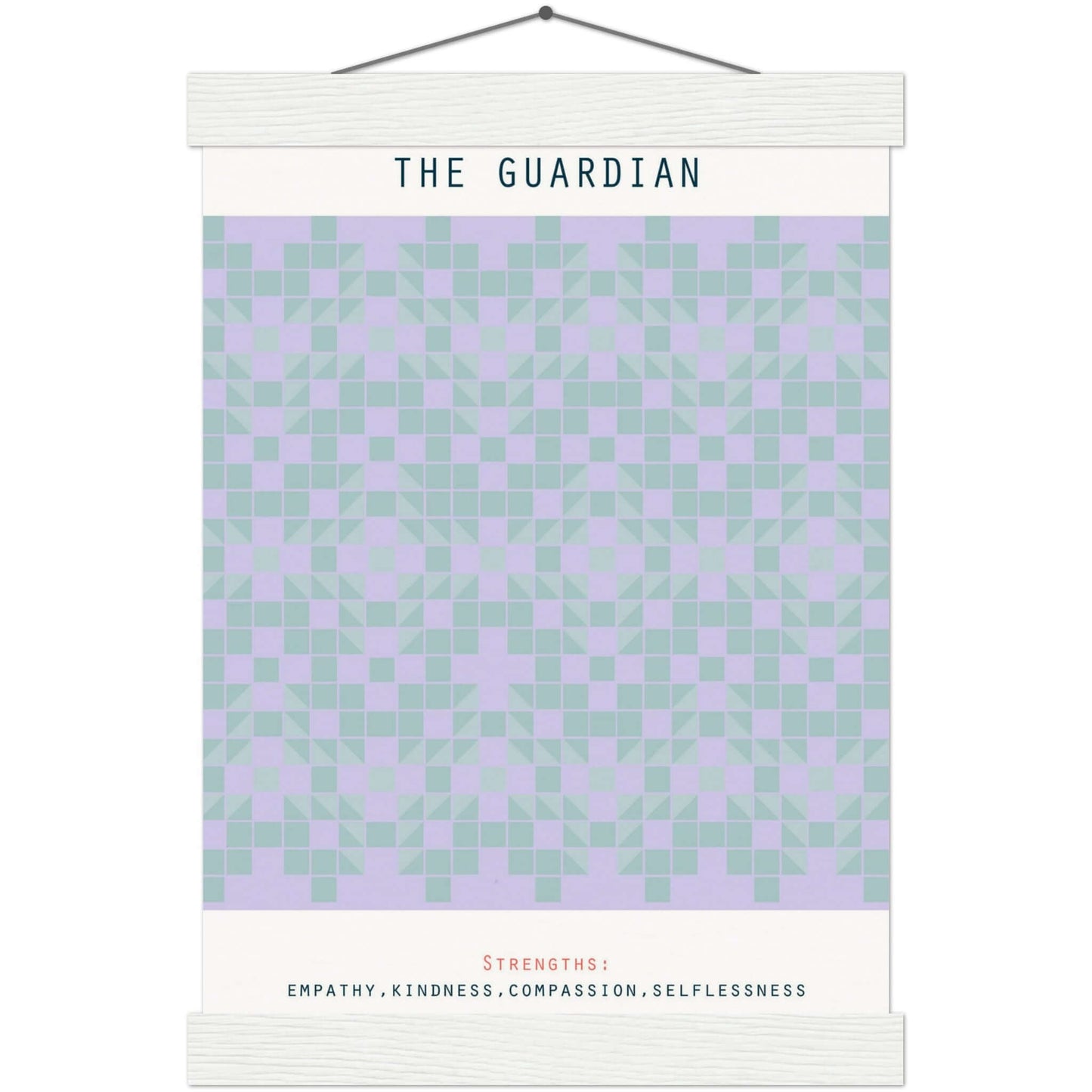 Guardian Thistle Print Wall Hanging