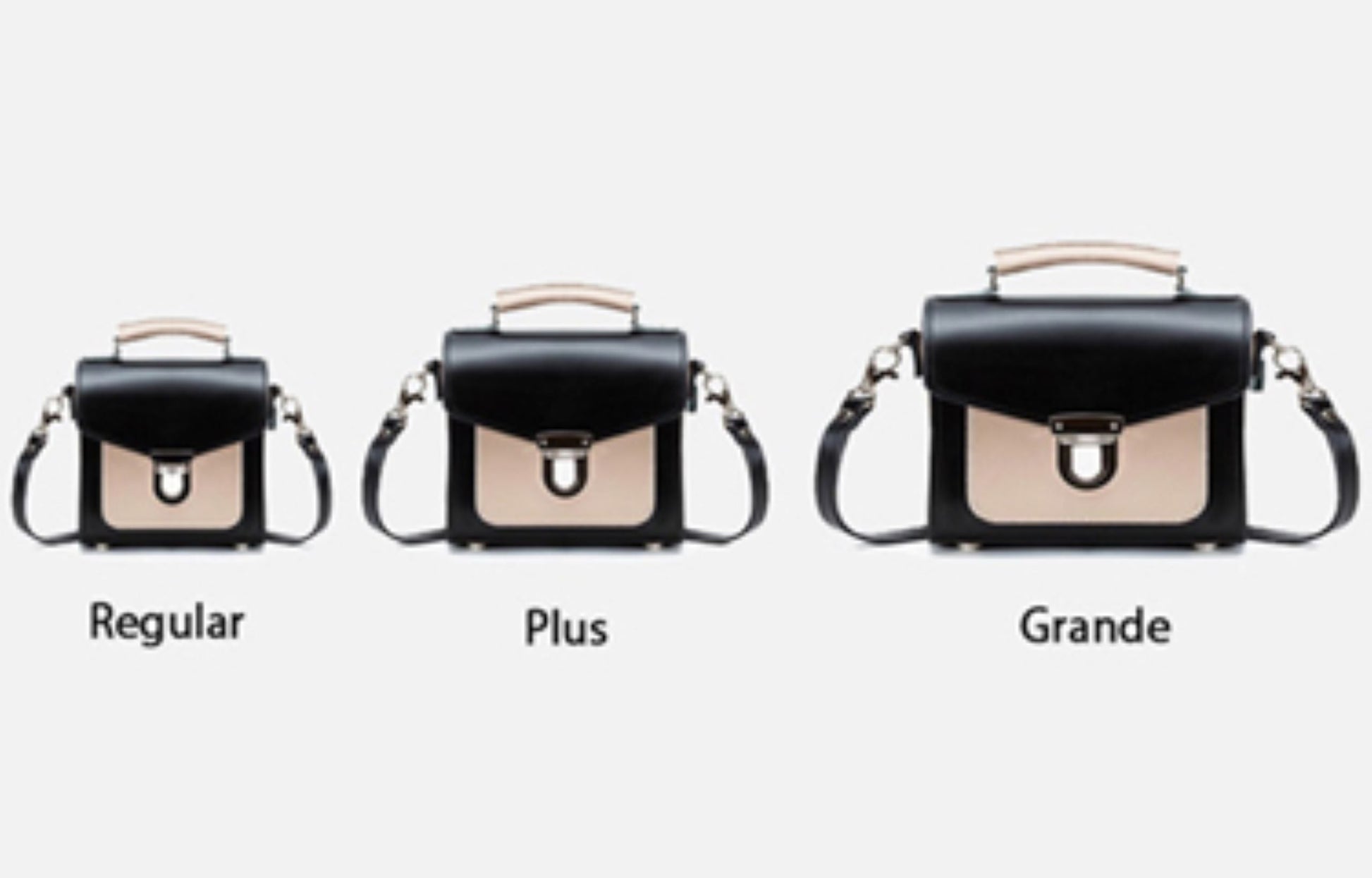 Handmade Leather Sugarcube Handbag - Cafe Noir