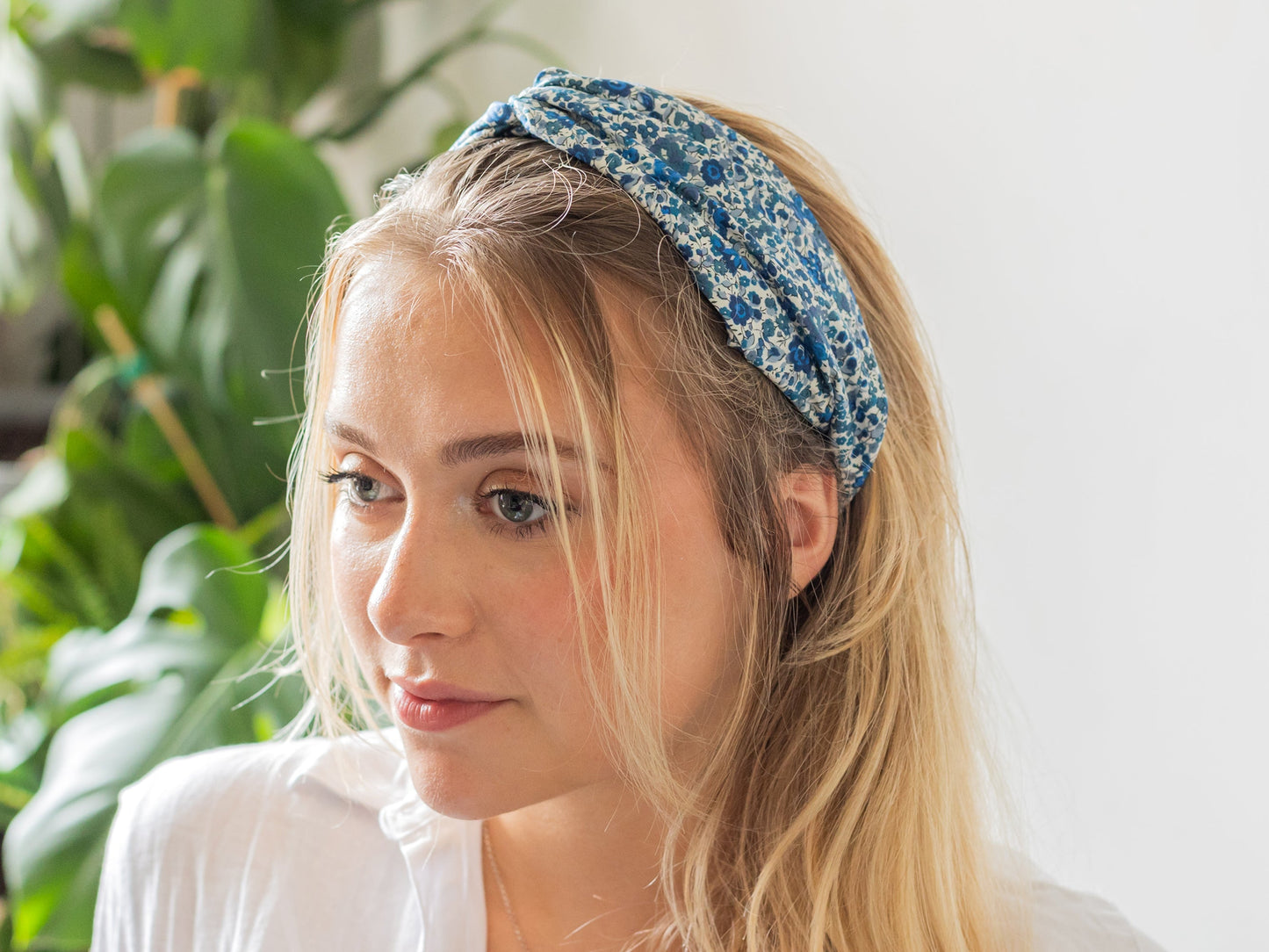 Twist Headband - Liberty Navy C Print