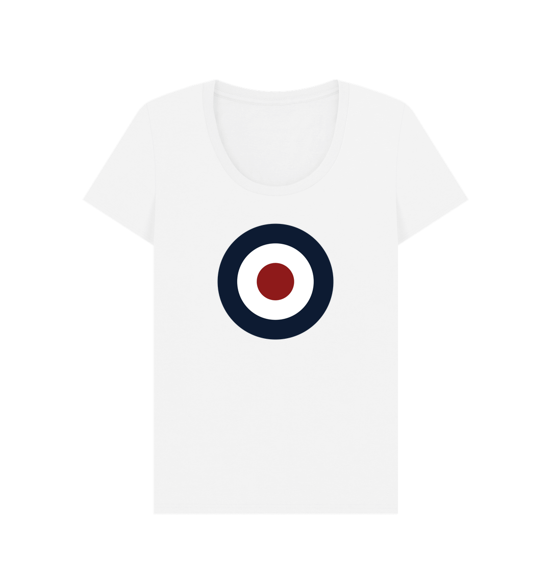 White Printed T-shirt Front