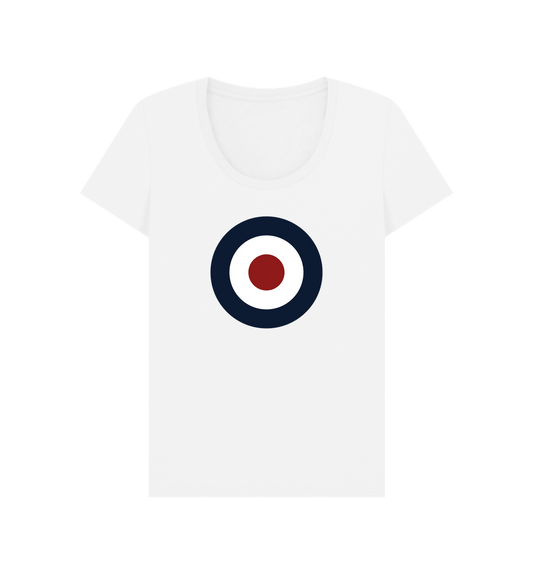 White Printed T-shirt Front