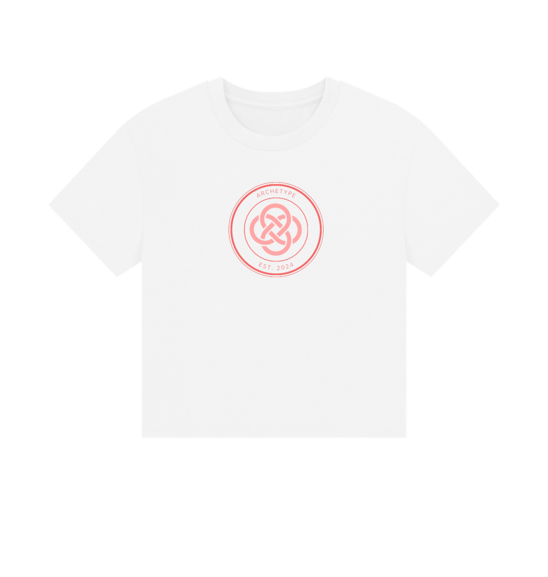 White Printed T-shirt Front