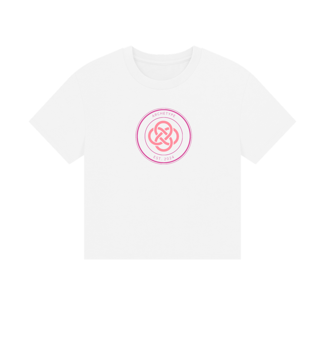 White Innocent Archetype Box fit T-shirt