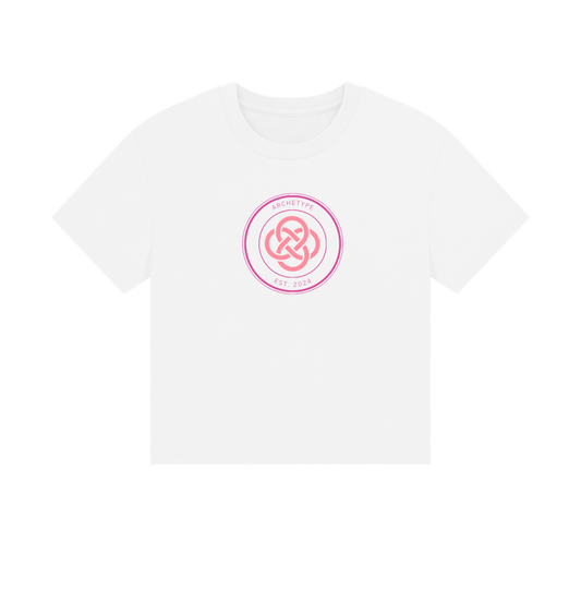 White Innocent Archetype Box fit T-shirt