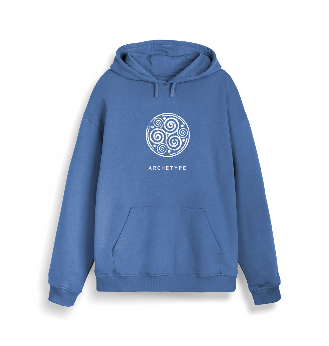 Bright Blue Adventurer Organic Cotton Hoody