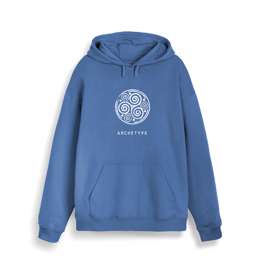 Bright Blue Adventurer Organic Cotton Hoody