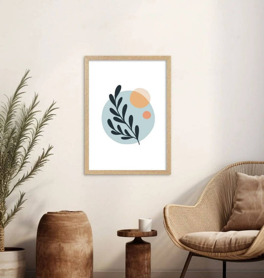Natural Frame Framed art print Front