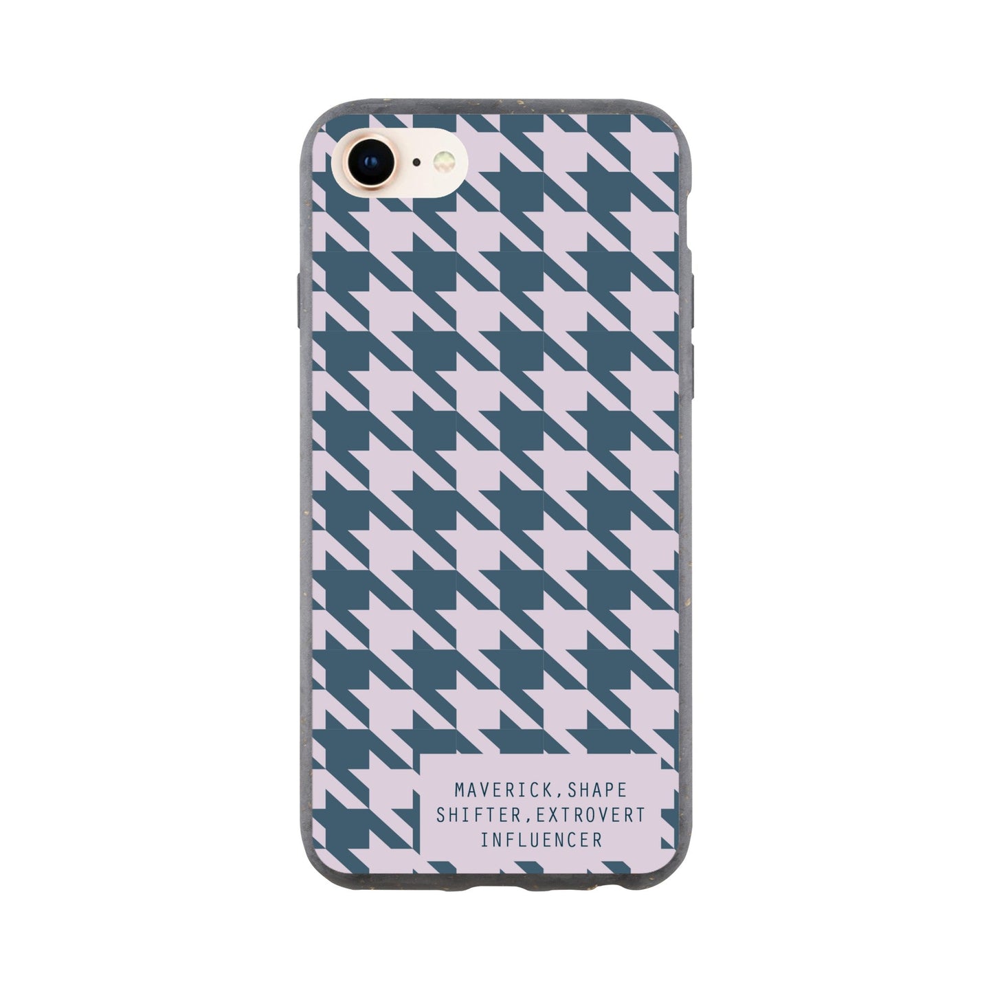 Contemporary Houndstooth Print Bio Case - Archetype Accessories