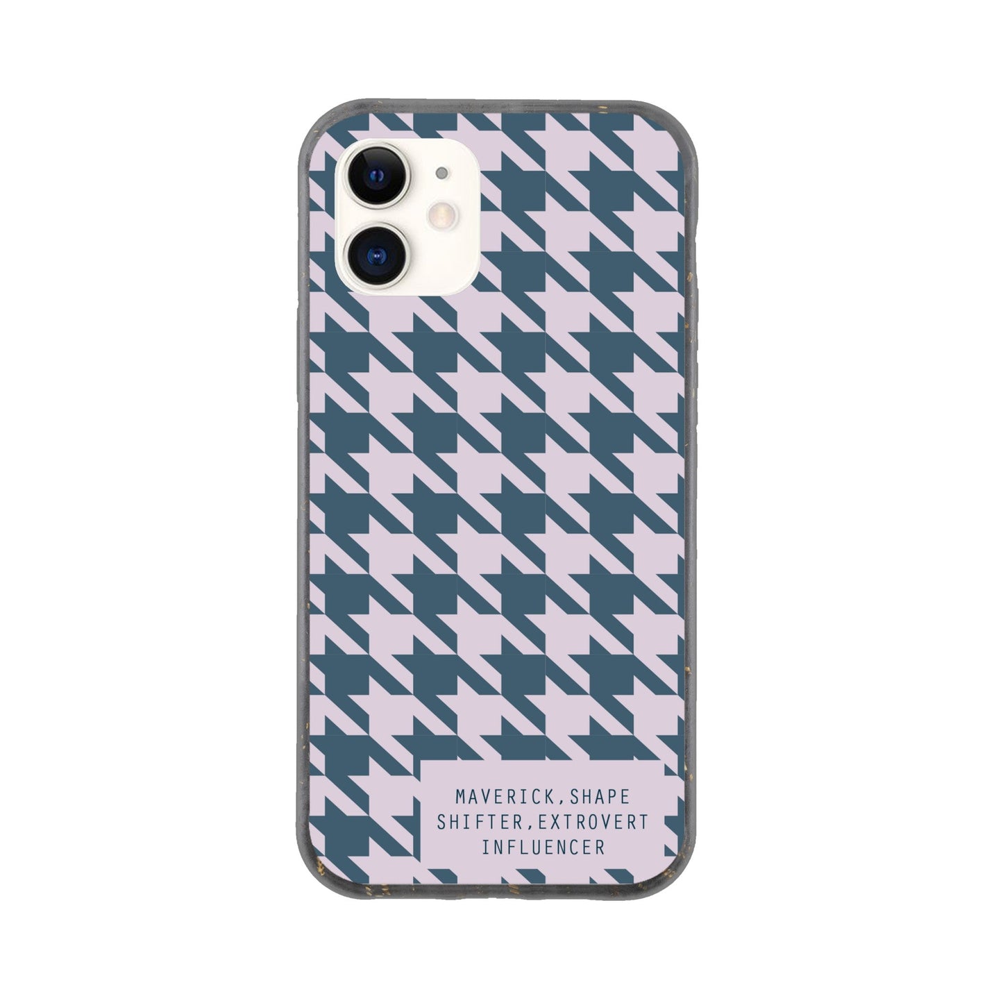 Contemporary Houndstooth Print Bio Case - Archetype Accessories