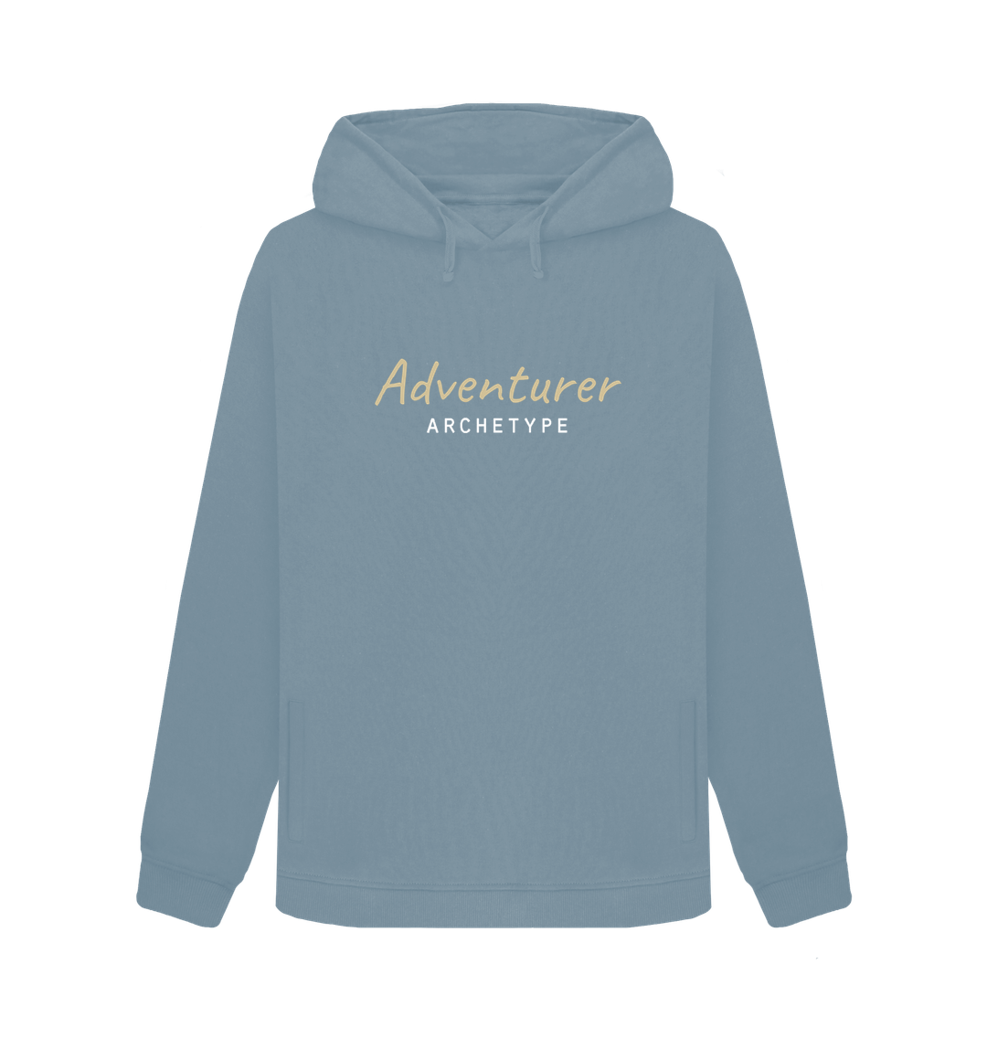 Stone Blue Adventurer Archetype Organic Cotton Hoody