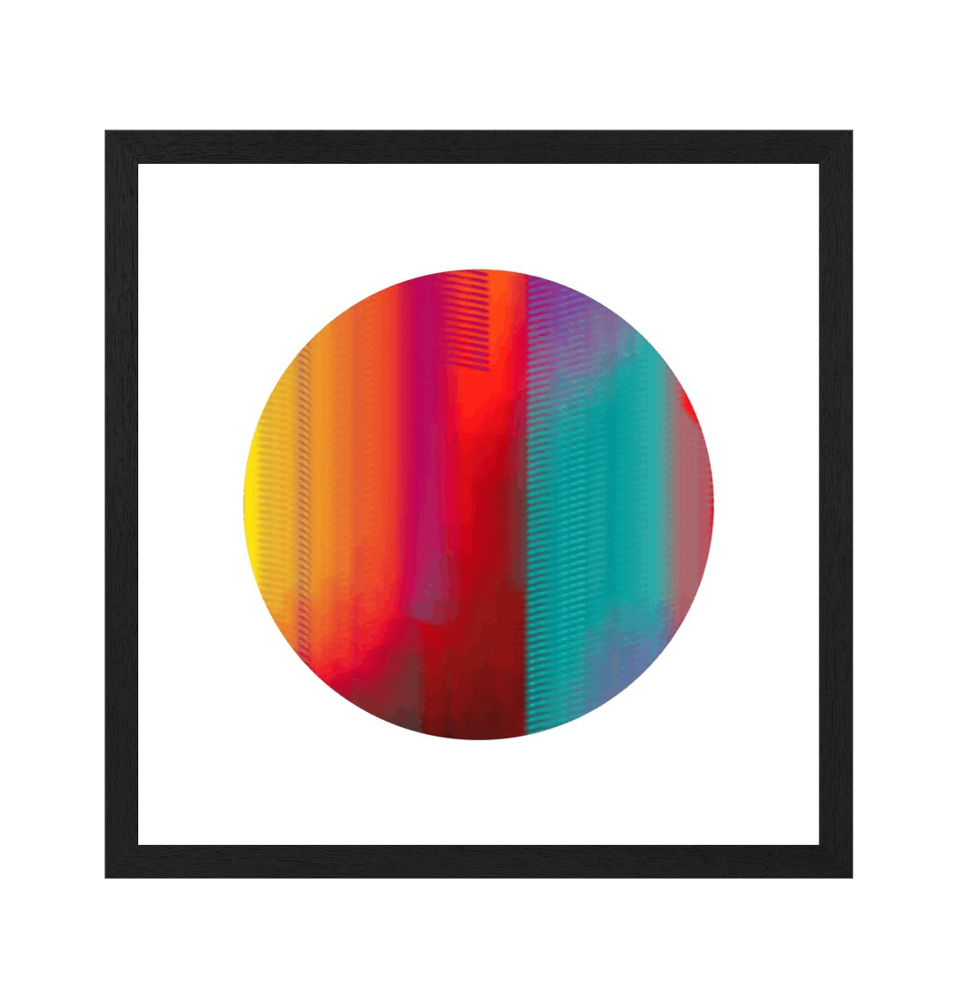 Black Frame Framed art print Front