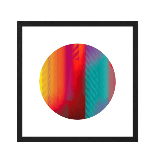 Black Frame Framed art print Front