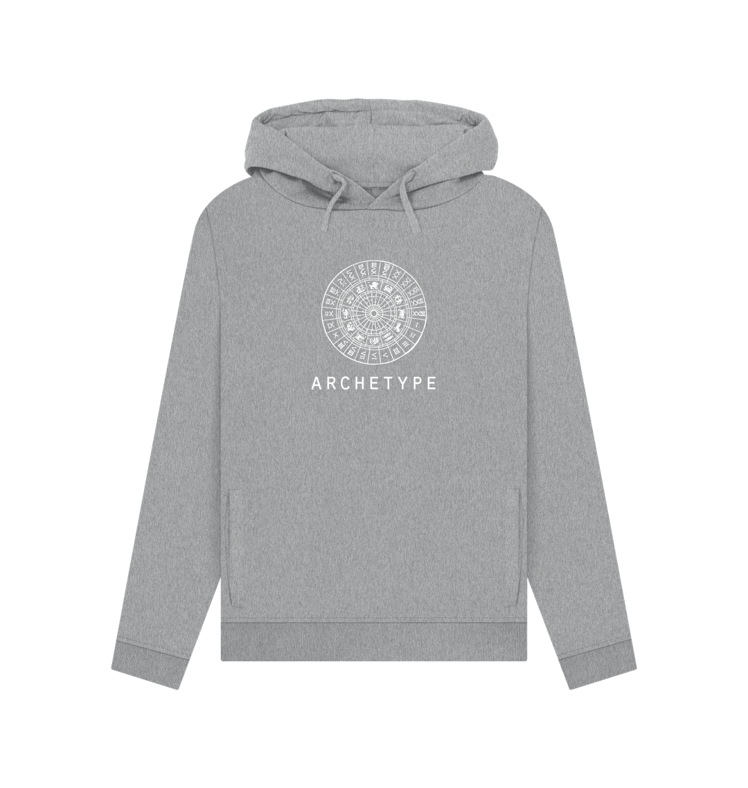 Light Heather Printed Hoody Front