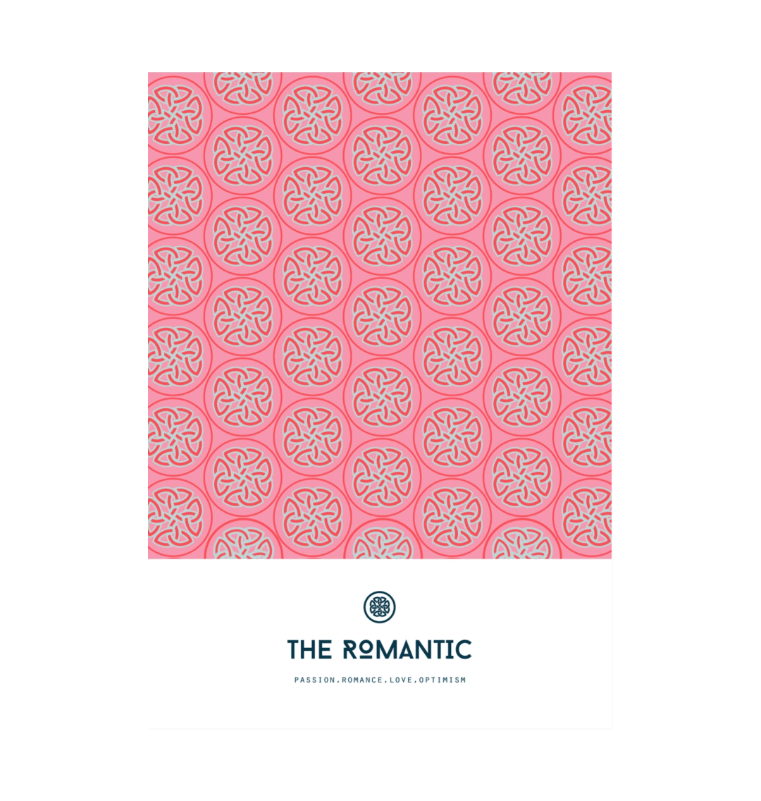 White A3 Romantic Archetype Print