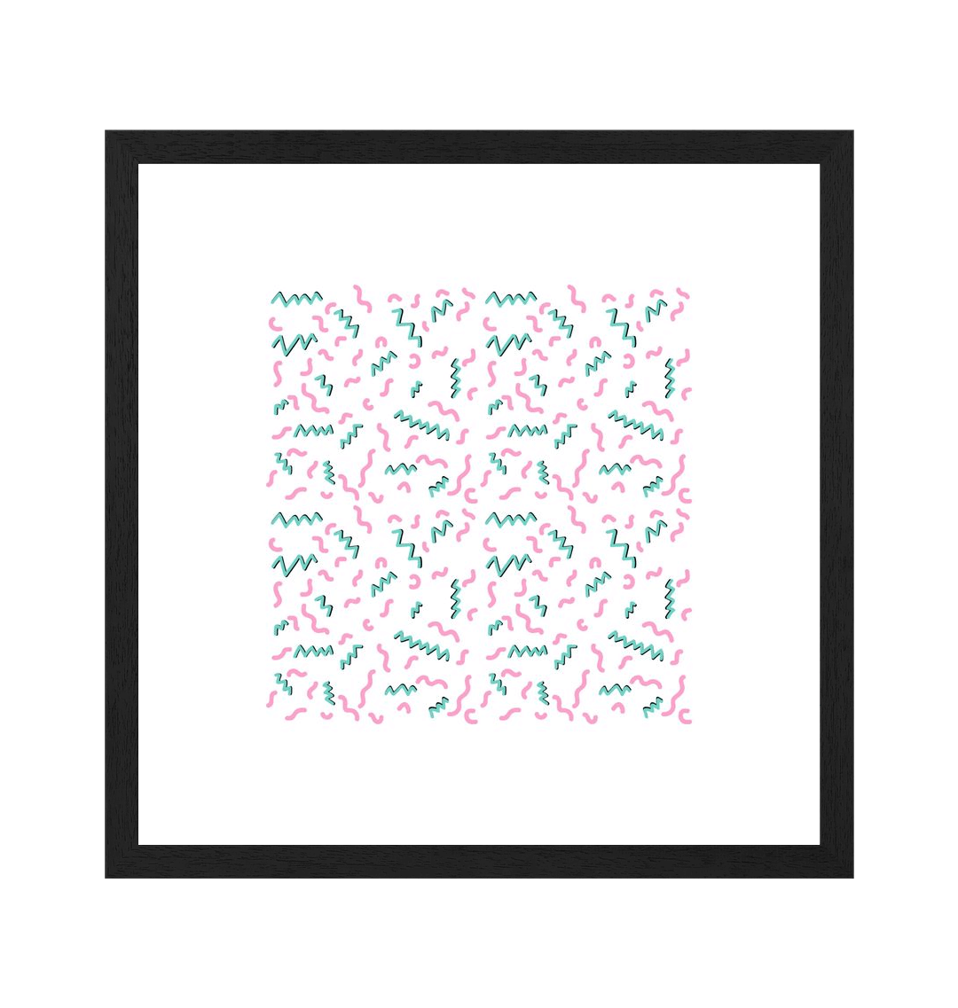 Black Frame Framed art print Front