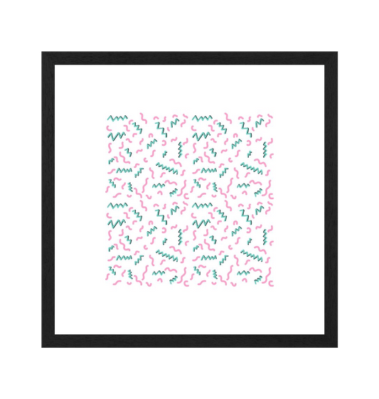 Black Frame Framed art print Front