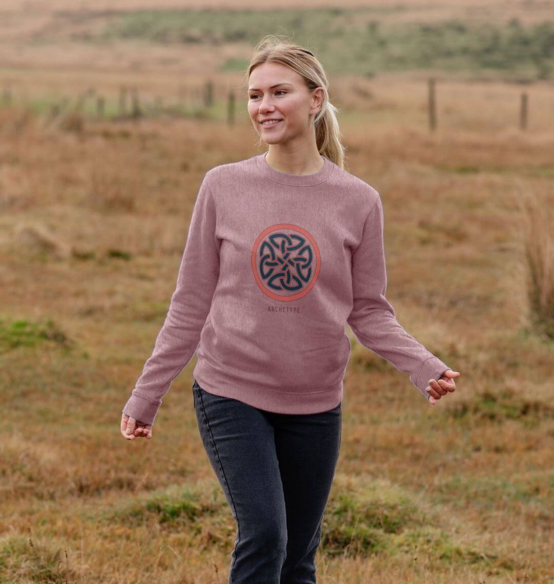 Sunset Pink Romantic Archetype Sweater