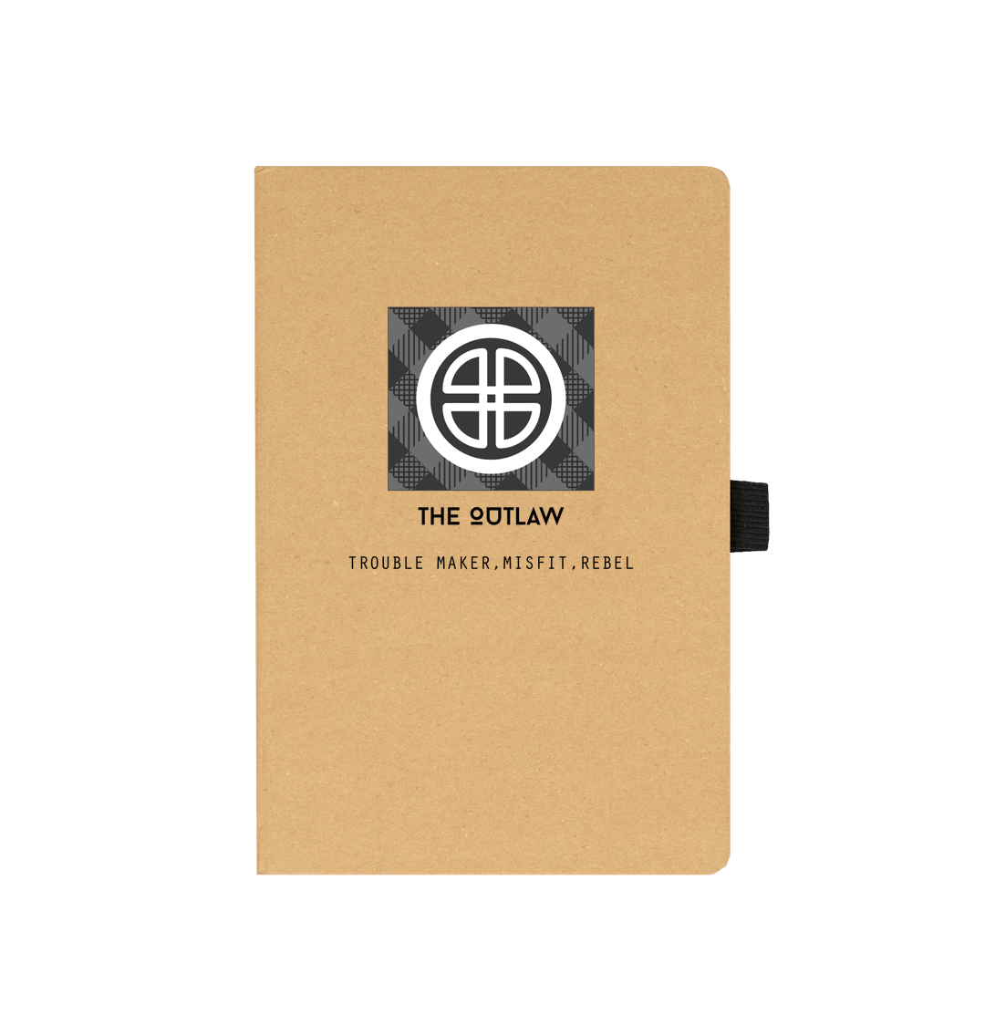 Kraft Outlaw Recycled Notebook