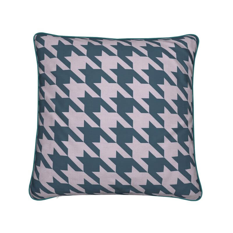 Oversized Houndstooth Cushions - Archetype Accessories