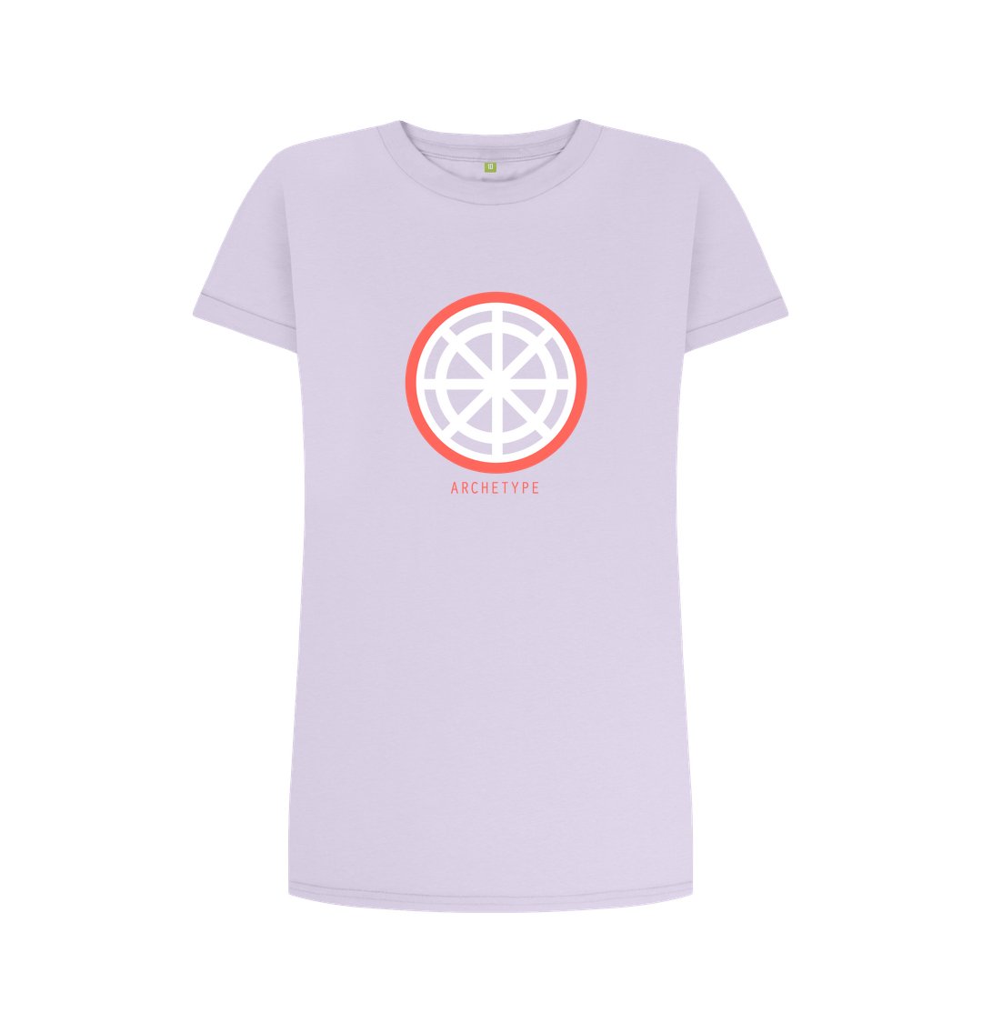 Taranis Wheel T - shirt Dress - Archetype Accessories