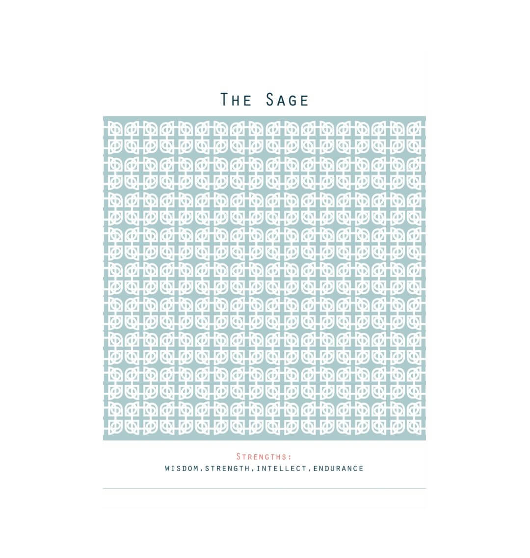 The Sage Archetype A3 print - Archetype Accessories