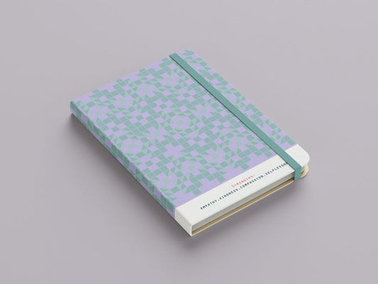 Thistle inspired printed hard back notebook - Archetype Accessories